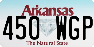 AR license plate 450WGP
