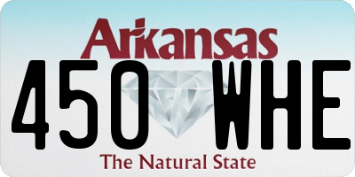 AR license plate 450WHE