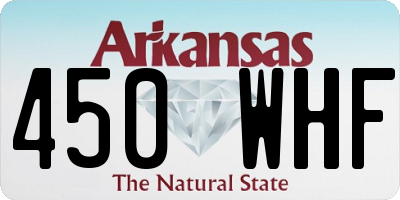 AR license plate 450WHF