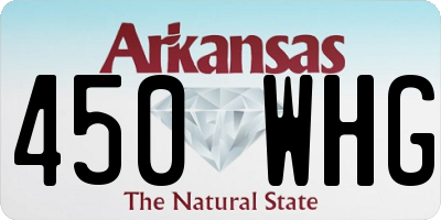 AR license plate 450WHG