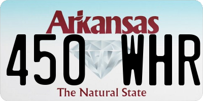 AR license plate 450WHR