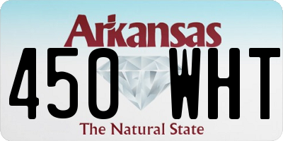AR license plate 450WHT