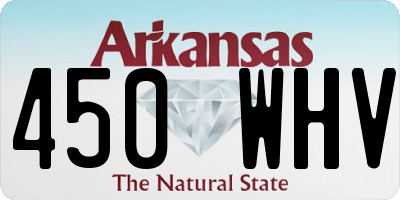 AR license plate 450WHV