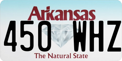 AR license plate 450WHZ