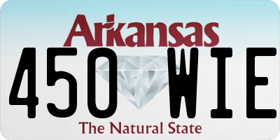 AR license plate 450WIE
