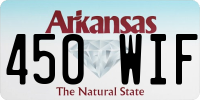 AR license plate 450WIF