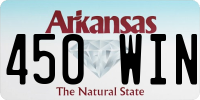 AR license plate 450WIN