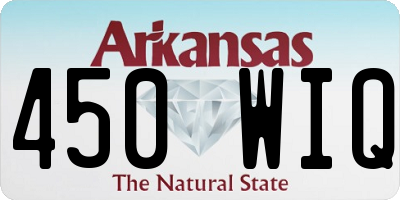 AR license plate 450WIQ