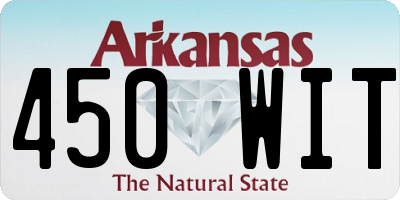 AR license plate 450WIT