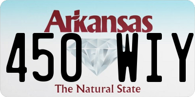 AR license plate 450WIY