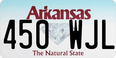 AR license plate 450WJL