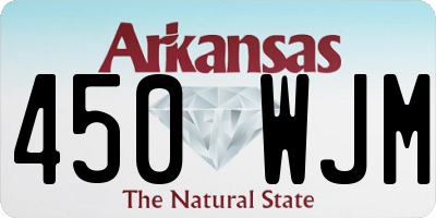 AR license plate 450WJM