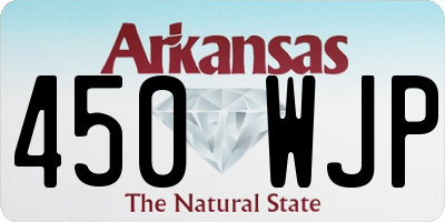 AR license plate 450WJP
