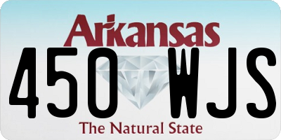 AR license plate 450WJS