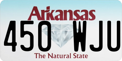 AR license plate 450WJU