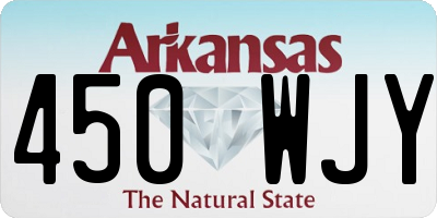 AR license plate 450WJY
