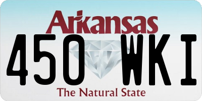 AR license plate 450WKI