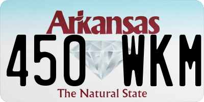 AR license plate 450WKM