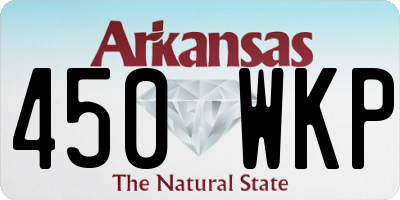 AR license plate 450WKP