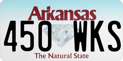 AR license plate 450WKS