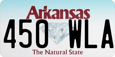 AR license plate 450WLA