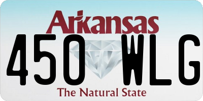 AR license plate 450WLG