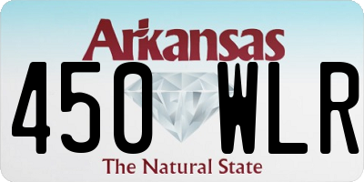 AR license plate 450WLR