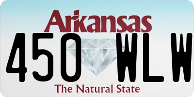 AR license plate 450WLW