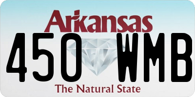 AR license plate 450WMB