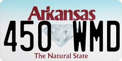 AR license plate 450WMD