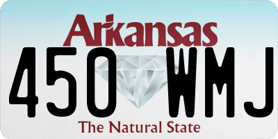 AR license plate 450WMJ