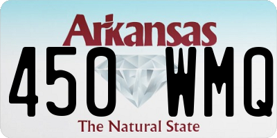 AR license plate 450WMQ