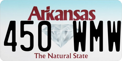 AR license plate 450WMW