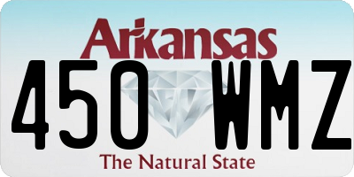 AR license plate 450WMZ