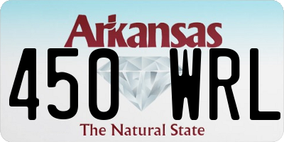 AR license plate 450WRL