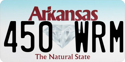 AR license plate 450WRM