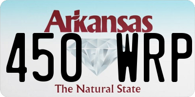 AR license plate 450WRP