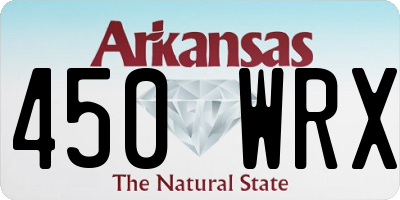 AR license plate 450WRX