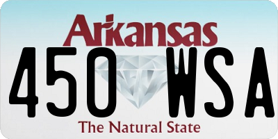 AR license plate 450WSA