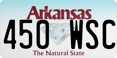 AR license plate 450WSC
