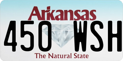 AR license plate 450WSH