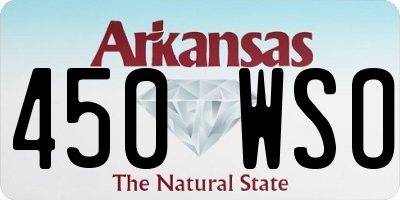 AR license plate 450WSO