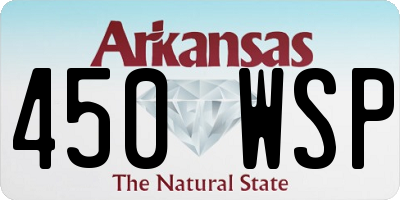 AR license plate 450WSP