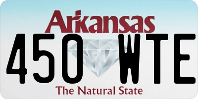 AR license plate 450WTE