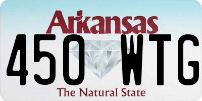AR license plate 450WTG