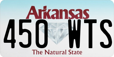 AR license plate 450WTS