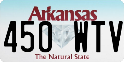 AR license plate 450WTV