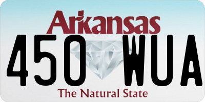 AR license plate 450WUA