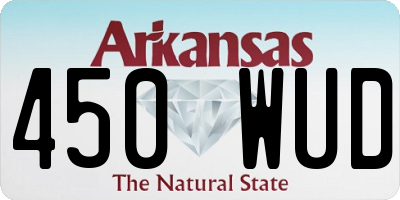 AR license plate 450WUD