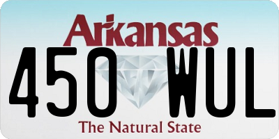 AR license plate 450WUL